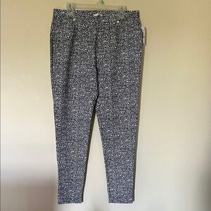 Michael Kors Black and White Chinos